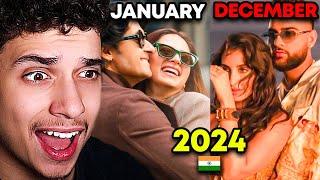 Most Viewed Indian Songs of Each Month 2024!