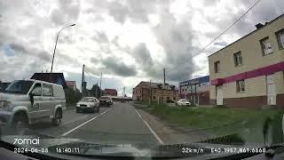 Driving in Arkhangelsk region: Няндома - Каргополь 08/06/2024 (timelapse 4x)