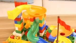 Ball slide building blocks