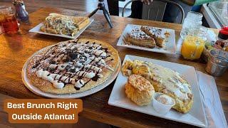 Eating a Giant 14-inch Oreo Pancake for Brunch at Oy! Buford, GA