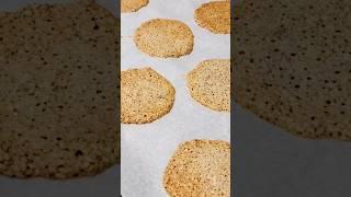 Only 4 Ingredients Sesame Seed Crackers | Super Thin and Crispy, Sesame snap #easyrecipe #viral