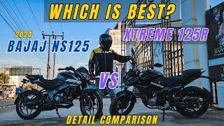 2024 Bajaj Ns125 vs Hero Xtreme 125R Side by Side Comparison and Detail Review | Which is Best?
