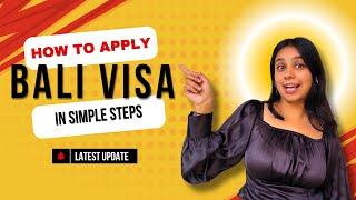 How to Apply for Bali Visa without any Agent | Indonesia eVisa for Indians | Online Bali Visa 2024