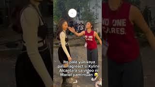 Kaya pala nag react si Kyline Alcantara  #MarielPamintuan #KylineAlcantara #MarielpamintuanIssue