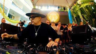 Louie Vega Interview on the euphonia 4-channel rotary mixer @ DJ Mag Pool Party In Miami
