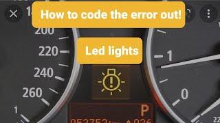 How to code the light errors out after replacing LED on your BMW! Led Angel Eyes! (carly app)