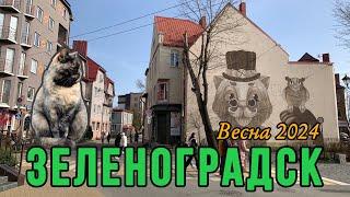 Зеленоградск. Весна 2024. Море. Город. Люди. Улицы.