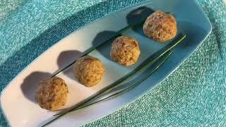 Фрикадельки мясные с овощами. Очень вкусные фрикадельки.