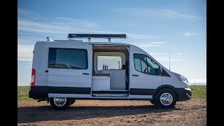 VAN CONVERSION TOUR! of AWD Ford Transit Midroof Campervan by Contravans