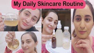 My Daily Morning Skincare Routine for Whitening Spotless Glowing Skin Habiba Choudhary