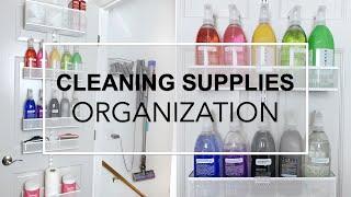 THE CONTAINER STORE'S ELFA OVER THE DOOR STORAGE: Cleaning Supplies Storage and Organization