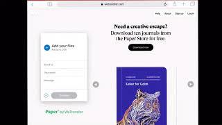 WeTransfer Tutorial