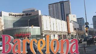 Barcelona City Tour/Barcelona/Barcelona Art/Barcelona Roads/Barcelona Car Drive/Spain/Barcelona City