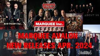 Marquee Avalon new releases in April 2024 【Praying Mantis, Blue Öyster Cult, Nocturna, Alterium】