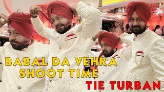 Babal Da Vehra Shoot Time Davinder Devgan Mr Mrs Devgan Tie Turban  #babaldavehra #mrmrsdevgan