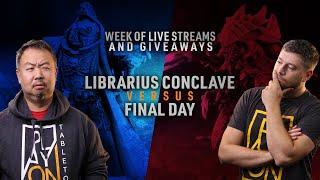 Grotmas Detachments Fight! Librarius Conclave vs Final Day. Warhammer 40k Live Gameplay