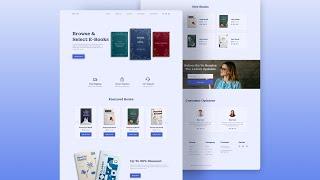 Responsive Website Using HTML CSS & JavaScript | Book Website