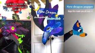 THE AMAZING Paper Dragon Puppet TikTok Compilation #27