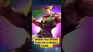 WHEN YOU SPEND $500 ON A MOBILE GAME #mobilegame #streetfighterduel