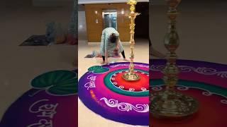 Simple rangoli design | Happy Dussehra | traditional design rangoli