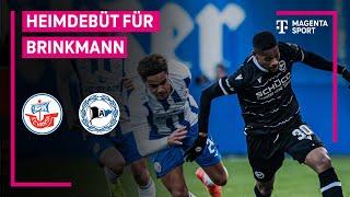 FC Hansa Rostock - DSC Arminia Bielefeld, Highlights mit Live-Kommentar | 3. Liga | MAGENTA SPORT