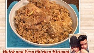 Husband cooking biriyani!! Quick & Easy Chicken Biryani | Shahi Chicken Biryani