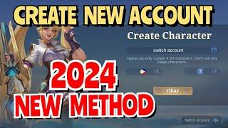 Paano gumawa ng bagong account sa mobile legends | 2024 LATEST NEW METHOD