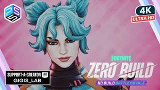 FORTNITE Chapter 6 Season 1 JADE Skin Showcase PS5 Gameplay Review 4K HDR