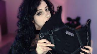 ASMR  What's in my Bag?  Comfy Goth Girl Shows you her stuff 