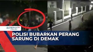 Polisi Bubarkan Perang Sarung di Demak, Delapan Remaja Diamankan