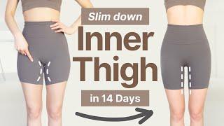 10min Slim Inner Thigh in 14 Days (Thigh Gap for sure) | No Jump, Squat, Lunge (100% Result)