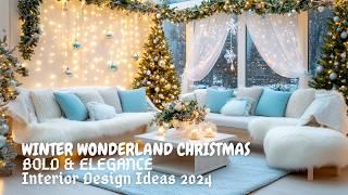 Christmas Thanksgiving and Winter Wonderland: Bold Elegance Interior Design Ideas