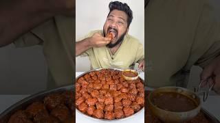100 JUMBO GRAVY MANCHURIAN EATING CHALLENGE #shorts #eating #spicy