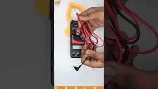 DT266 Digital clamp multimeter for measuring AC and DC voltage, AC current and resistance