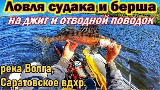 ЛОВЛЯ СУДАКА И БЕРША НА ВОЛГЕ/РЫБАЛКА НА ДЖИГ И ОТВОДНОЙ ПОВОДОК/СПИННИНГ/РЫБАЛКА В САМАРЕ/РЫБАК 87