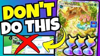 DON'T MAKE THIS MISTAKE - Venusaur Drop Event Guide!!! [Pokemon TCG Pocket]