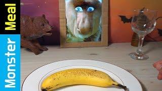 Banana & frame [Fictional Video] | Monster Meal ASMR Eating Sounds | Kluna Tik style