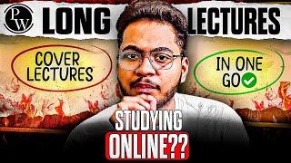 How to Cover ONLINE Long Lectures ‼️Both MANZIL SERIES and ONLINE BATCH ️