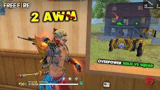 Next Level 2 AWM Solo vs Squad OverPower Ajjubhai Gameplay - Garena Free Fire