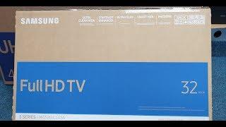 Samsung 32" 5 Series Smart TV Unboxing and Setup