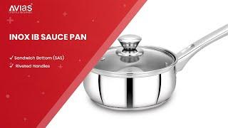 Avias Inox IB Saucepan | Best Saucepan in India | Best Stainless Steel Cookware