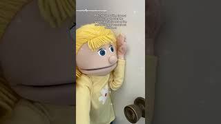 Sister in the shower #shorts #puppet #funnyshorts