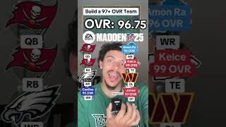 Build a 97+ Team in Madden 25  #nfl #shorts