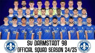 SV Darmstadt 98's OFFICIAL New Squad Reveal for 2024-2025