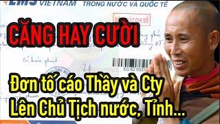 CĂNG HAY CƯỜI, Đơn tố thầy Minh Tuệ và C.ty lên Chủ Tịch nước