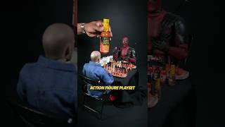 The "Hot Ones" Action Figure Playset featuring Deadpool