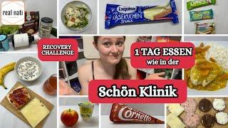 1 TAG ESSEN wie in der SCHÖN KLINIK ️‍🩹 ED Recovery Challenge  Full Day Of Eating