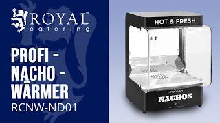 Profi-Nacho-Wärmer Royal Catering RCNW-ND01 | Produktpräsentation