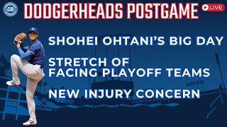 DodgerHeads Postgame: Shohei Ohtani pitches to hitters, can Dodgers survive tough schedule?