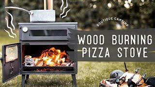 Wood Burning Pizza Oven Stove | Boutique Camping